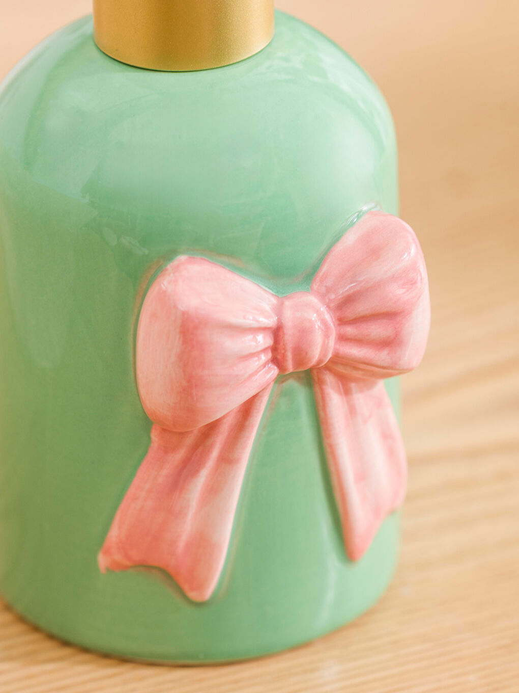 Karışık Fiyonk Desenli Seramik Sıvı Sabunluk-2