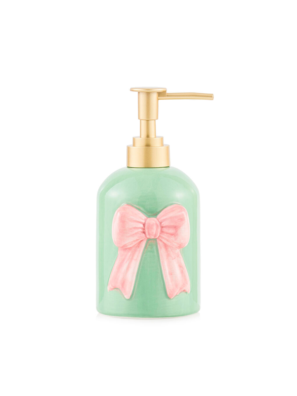 Karışık Fiyonk Desenli Seramik Sıvı Sabunluk-4