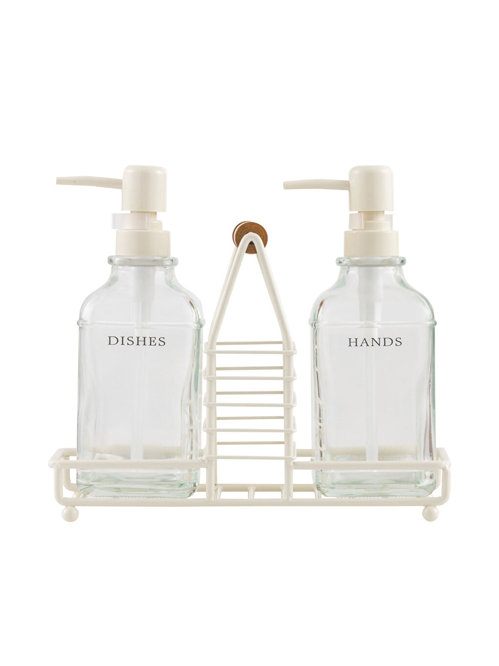 Renksiz Metal Standlı Sabunluk Seti-4