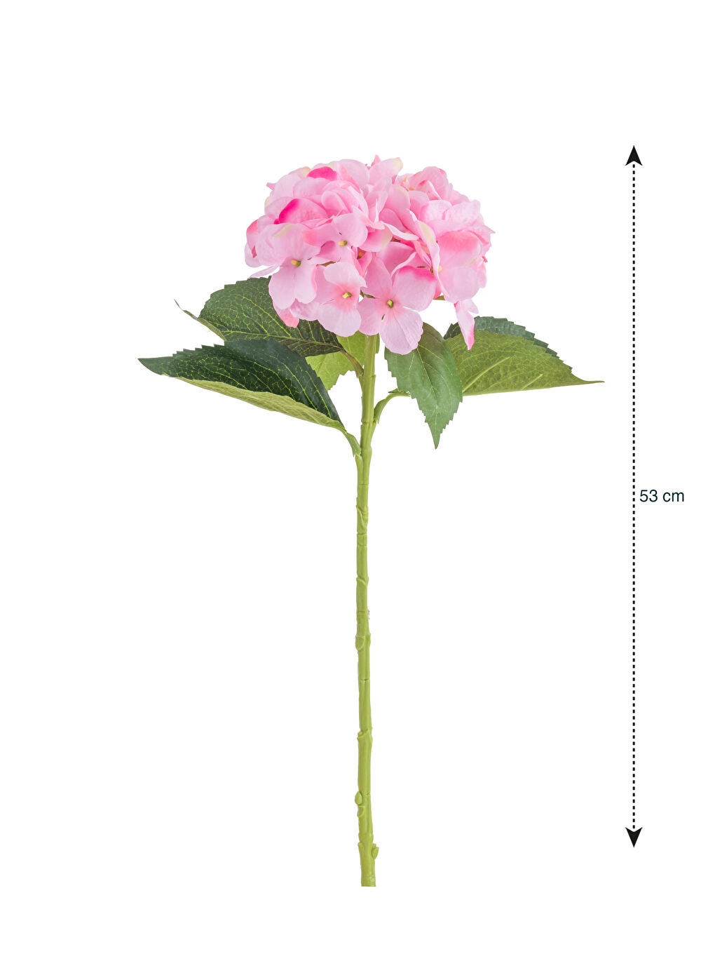 Pembe Dekoratif Yapay Çiçek 53 cm-3