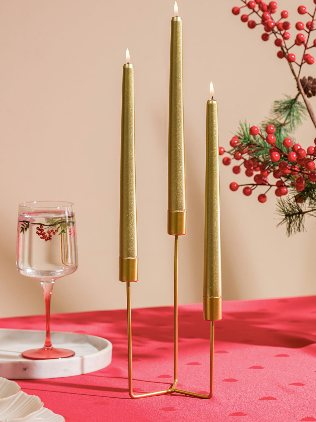 YELLOW Candle Holder