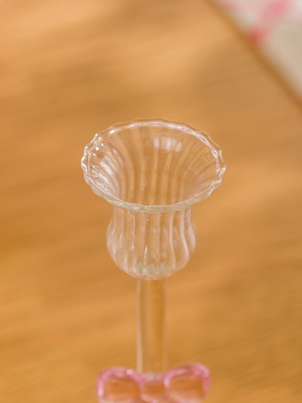 Renksiz Cam Mumluk 17 cm-3