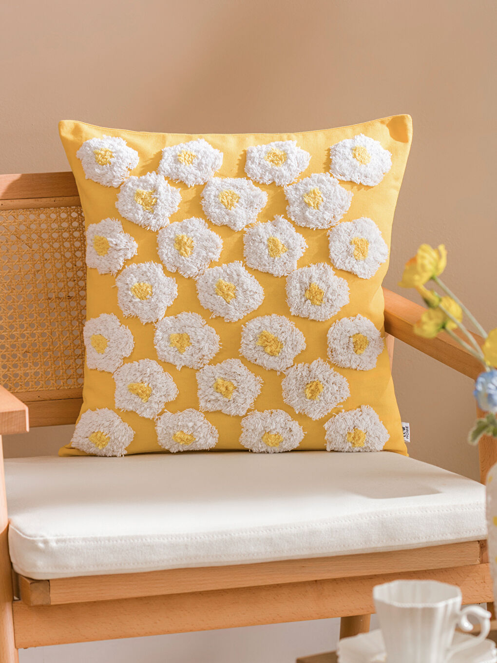 Floral Cushion Cover 45x45 cm
