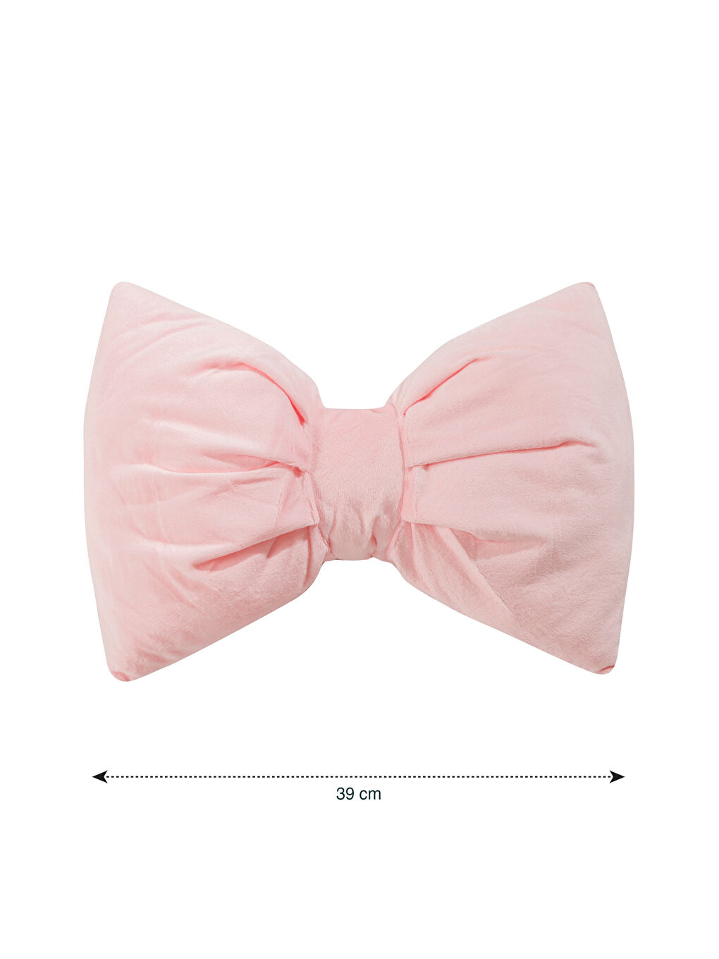 Pembe Fiyonk Figürlü Kırlent 39 cm-2