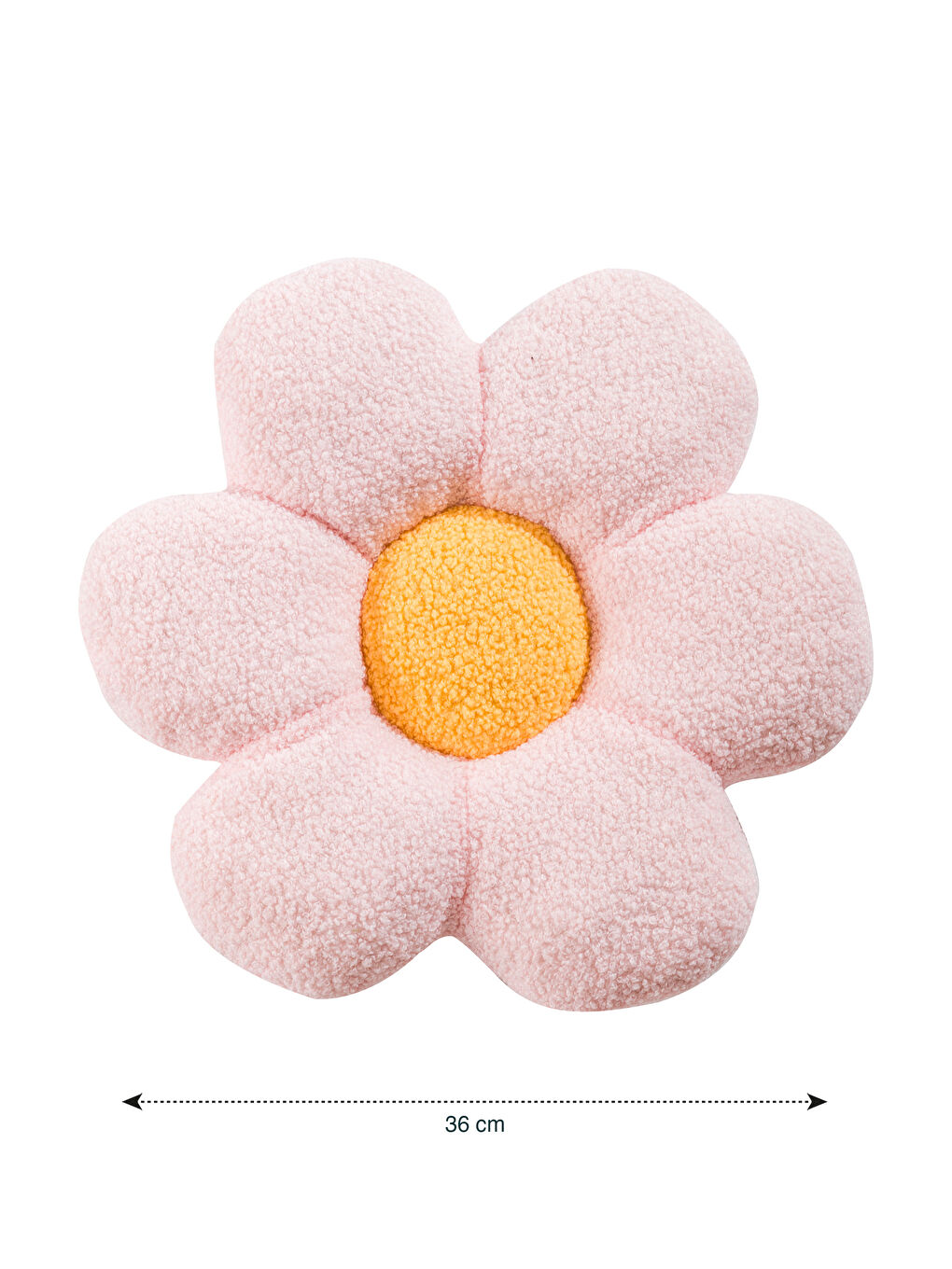 Pembe Çiçek Figürlü Kırlent 36 cm-3