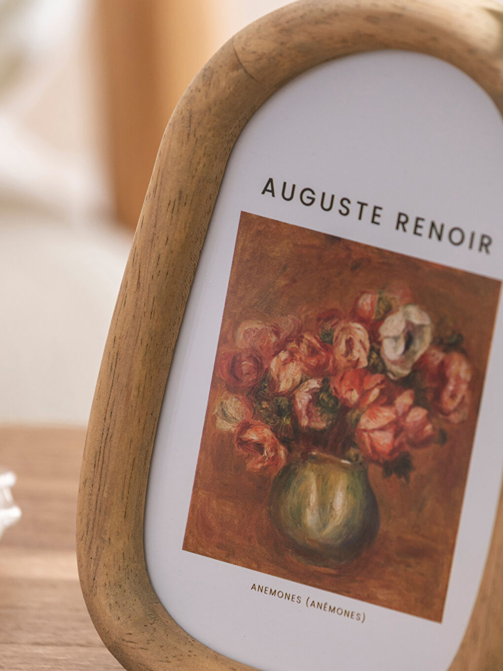 Sarı Ahşap Fotoğraf Çerçevesi 17 cm-2