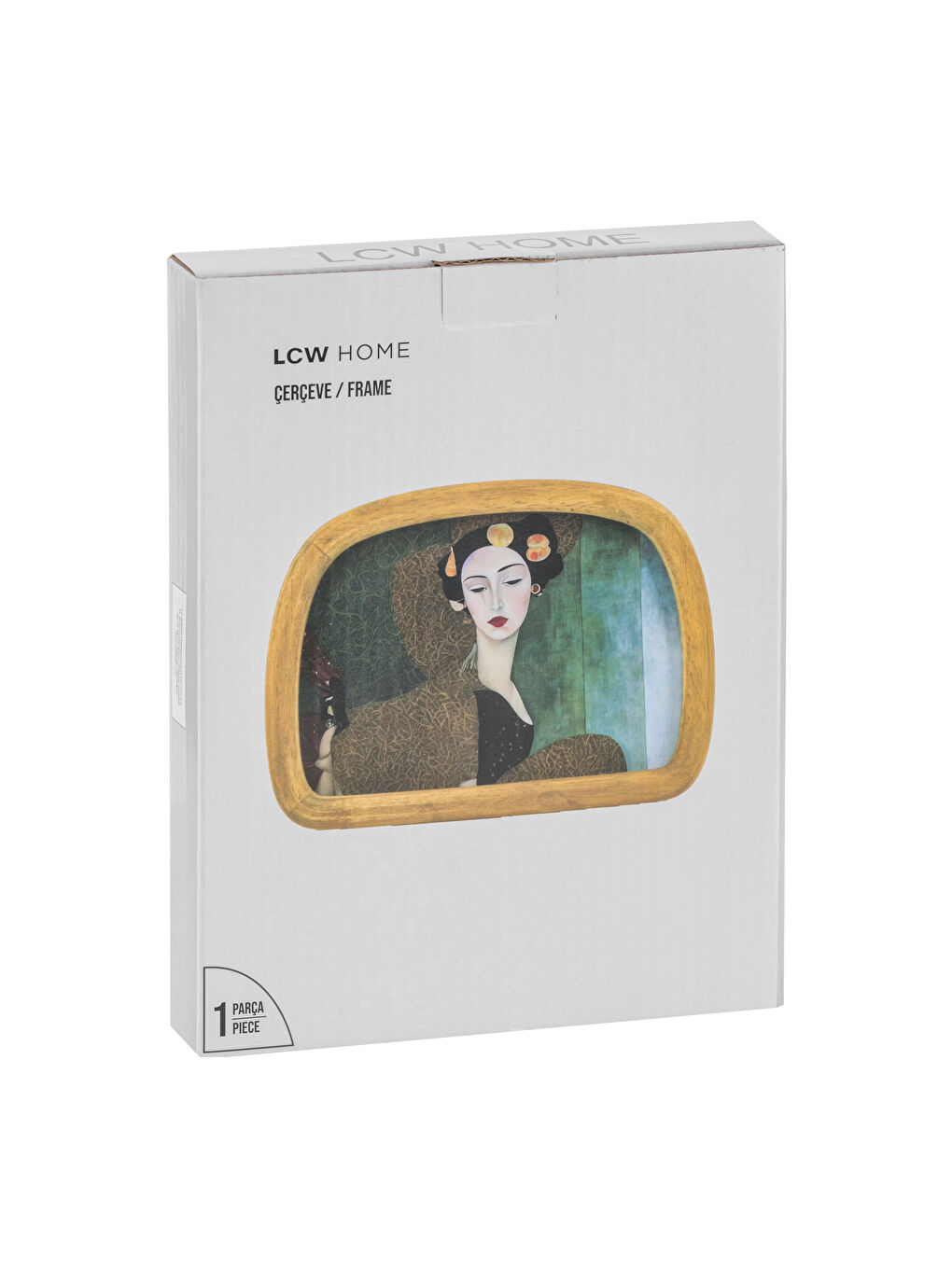 Kahverengi Ahşap Fotoğraf Çerçevesi 19 cm-3