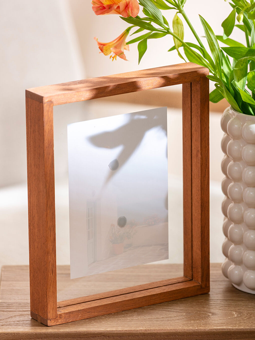 Karışık Ahşap Fotoğraf Çerçevesi 26 cm-1