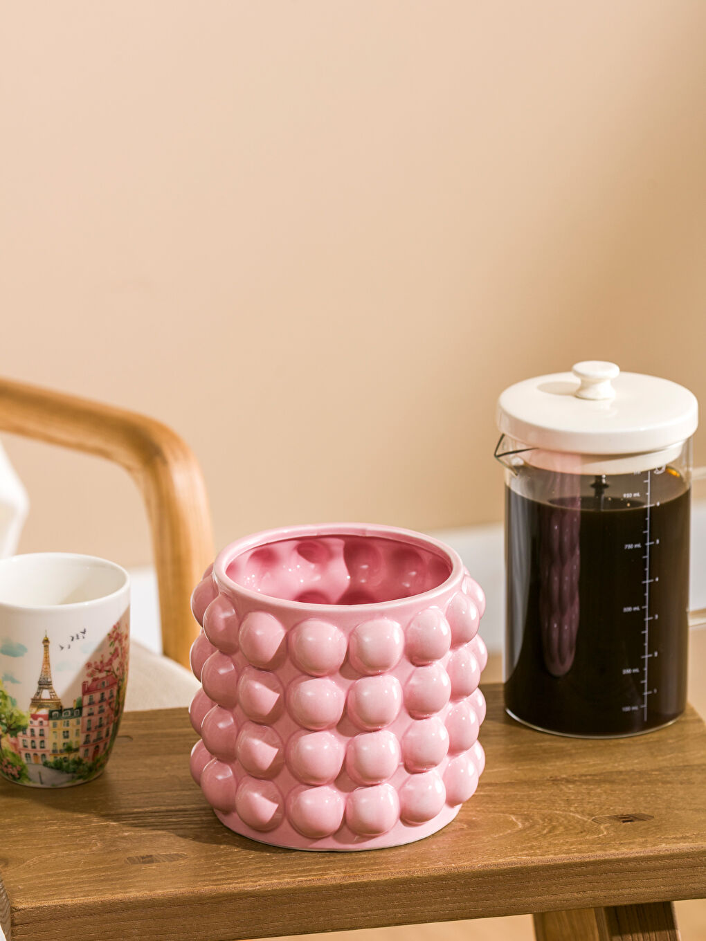 РОЖЕВИЙ Квітковий горщик-1