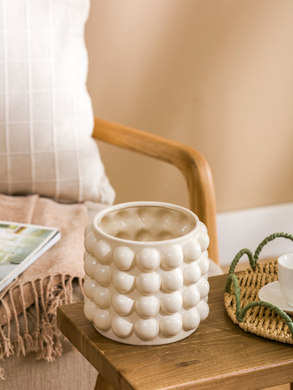 БЕЖЕВИЙ Квітковий горщик-1