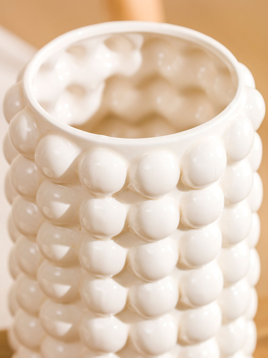 Bonbon Desenli Seramik Vazo 21 cm-2