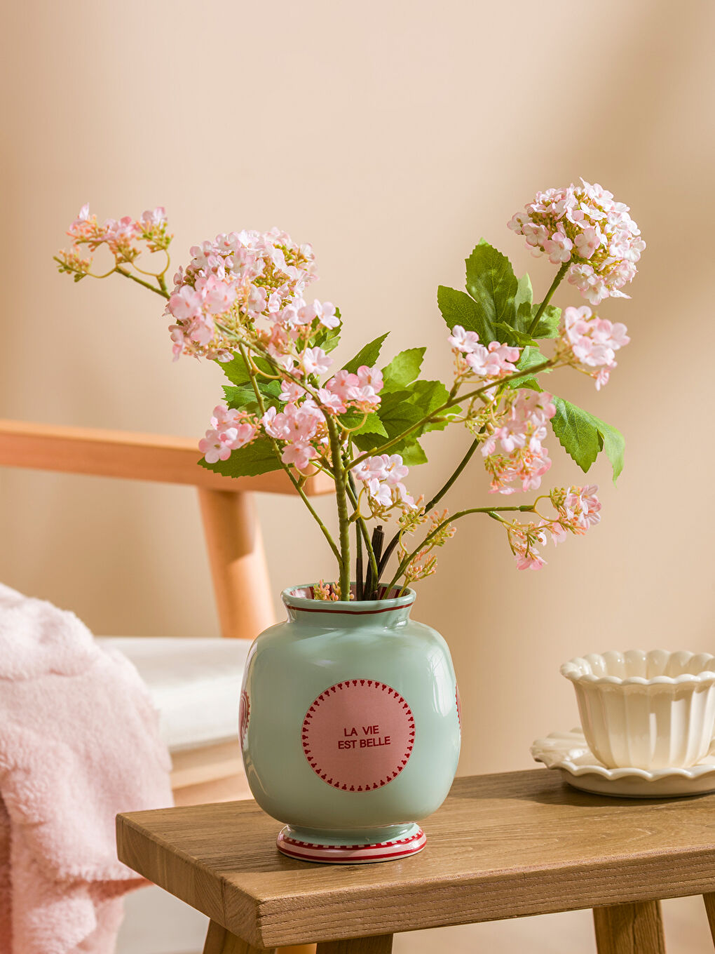 Karışık Baskılı Seramik Saksı 15 cm