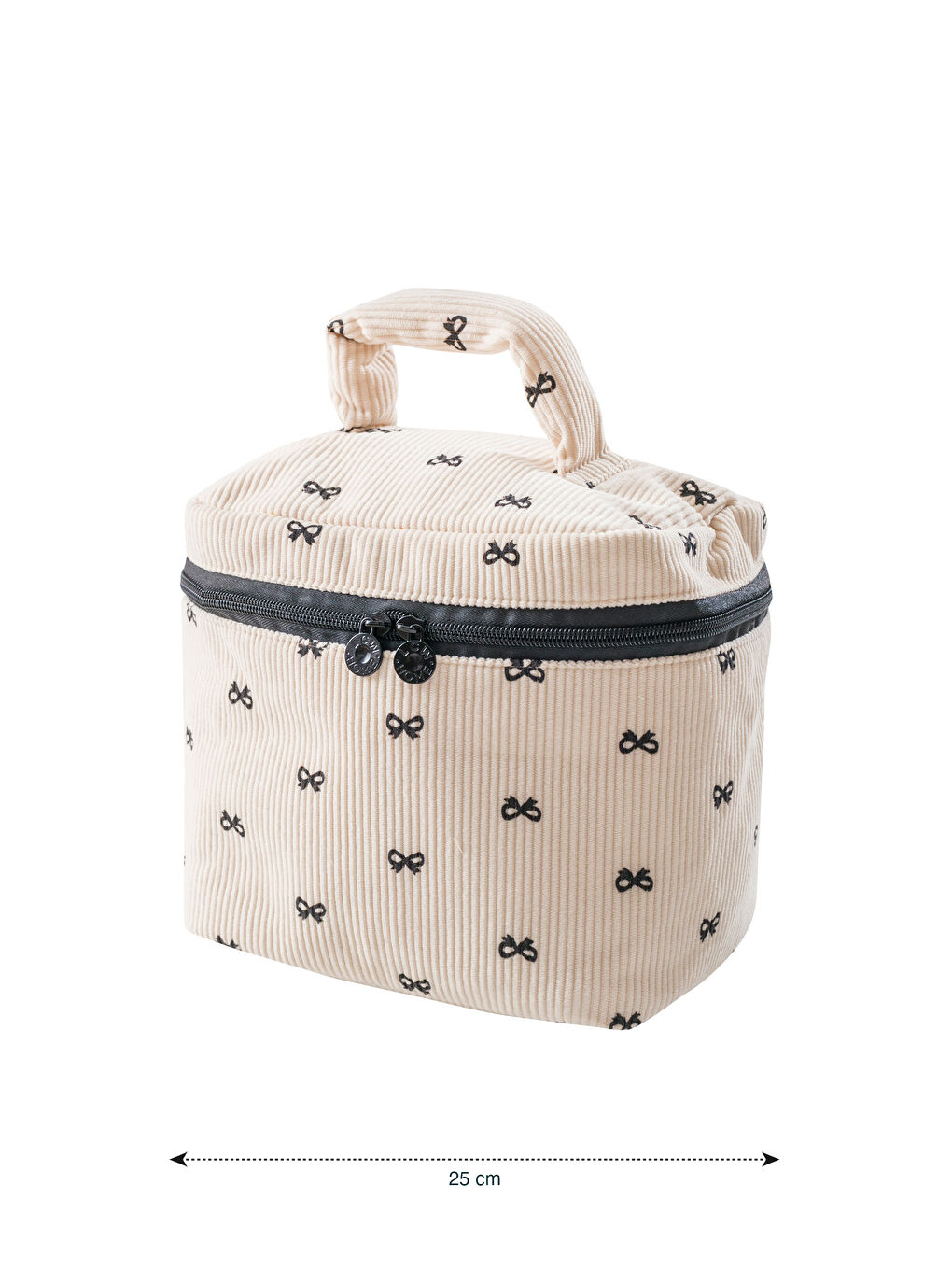 Fiyonk Desenli Makyaj Çantası-3