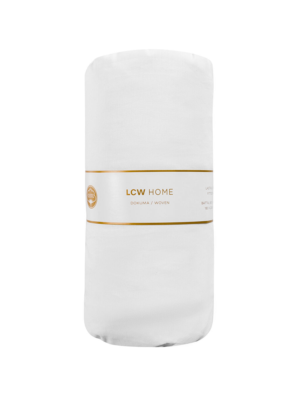 Beyaz Düz Çift Kişilik Lastikli Çarşaf-4