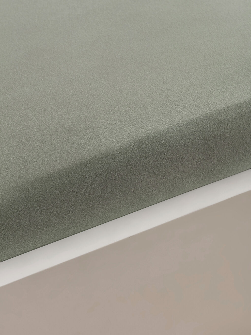 Yeşil Pamuklu Çift Kişilik Lastikli Çarşaf-1