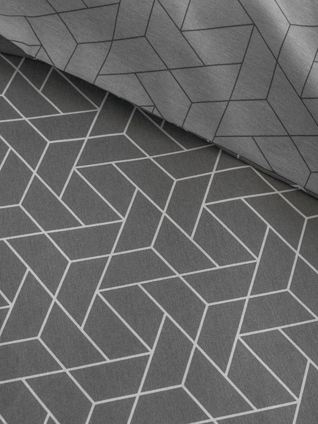 Geometrik Desenli Çift Kişilik Nevresim Seti-4