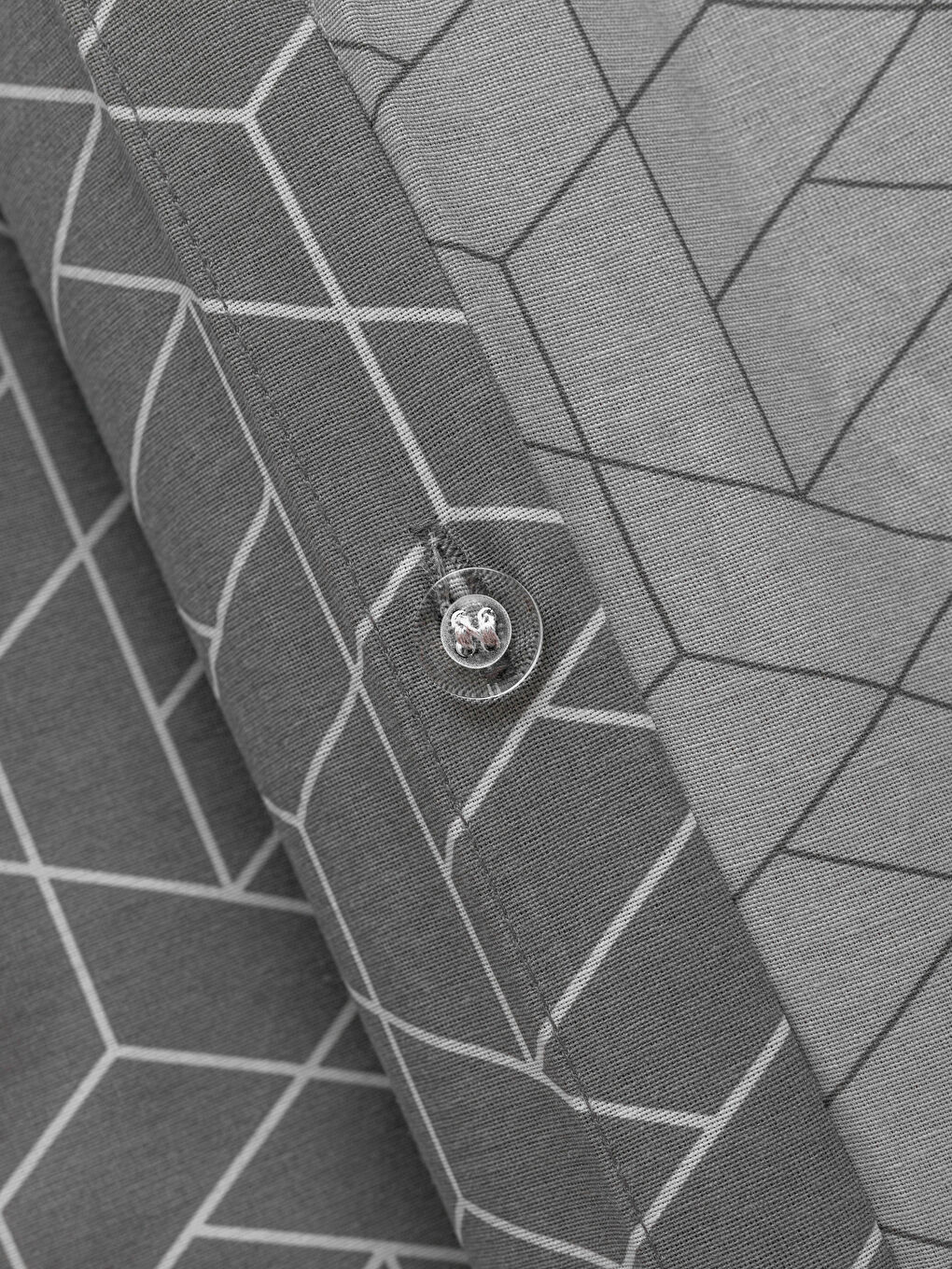 Geometrik Desenli Çift Kişilik Nevresim Seti-5