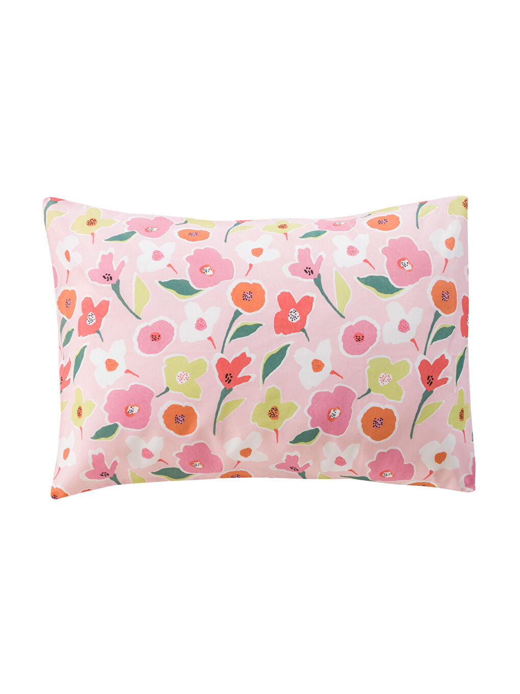 Karışık Çiçek Desenli Yastık Kılıfı 2'li 50x70 cm-4
