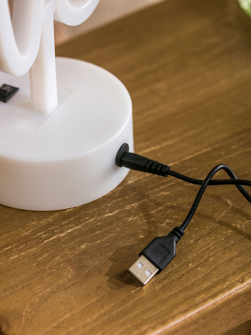 Pembe Love Yazı Figürlü Dekoratif Işık 28 cm-4