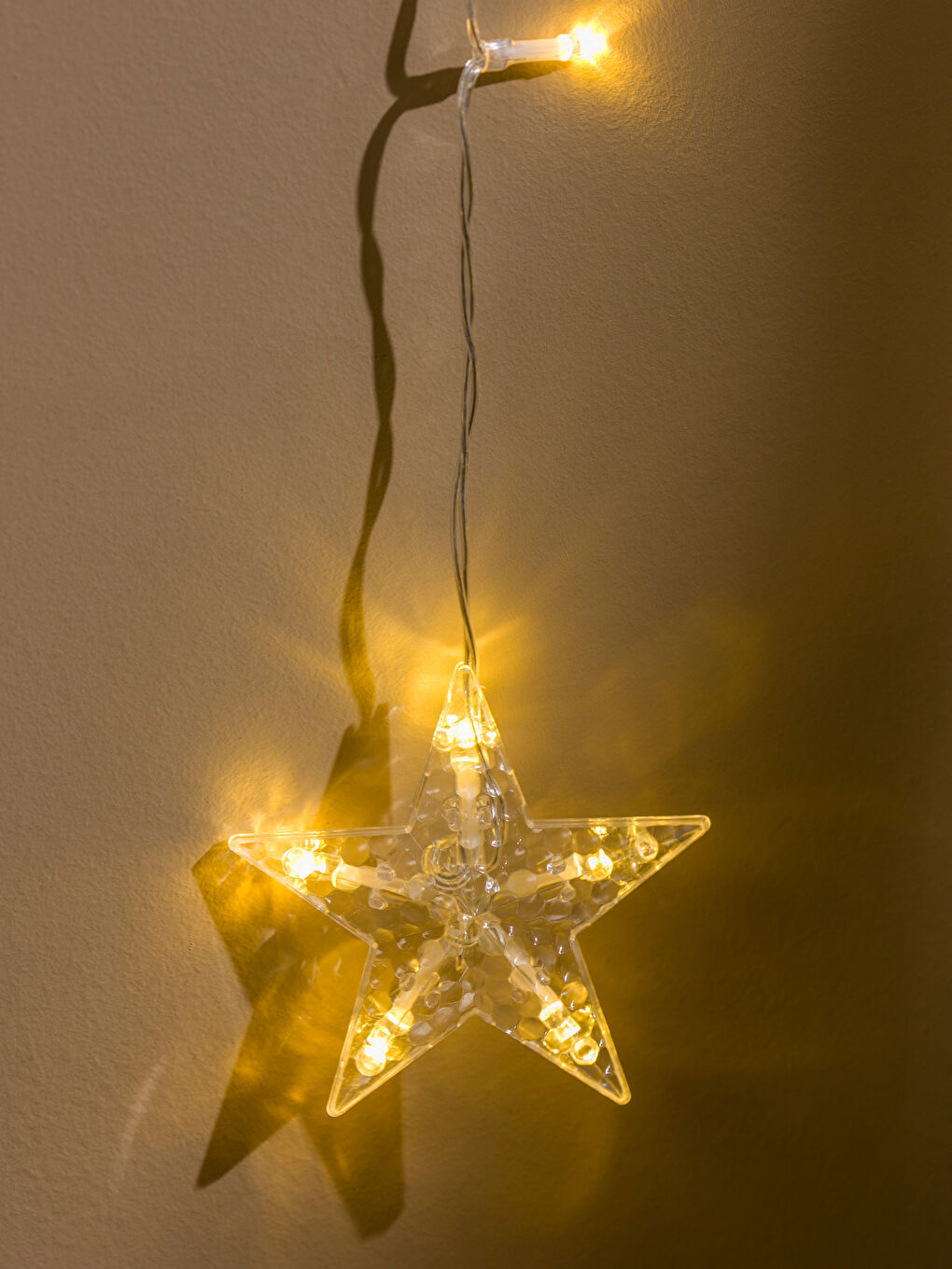 Sarı Işıklı Dekoratif Ramazan Süsü Led -4