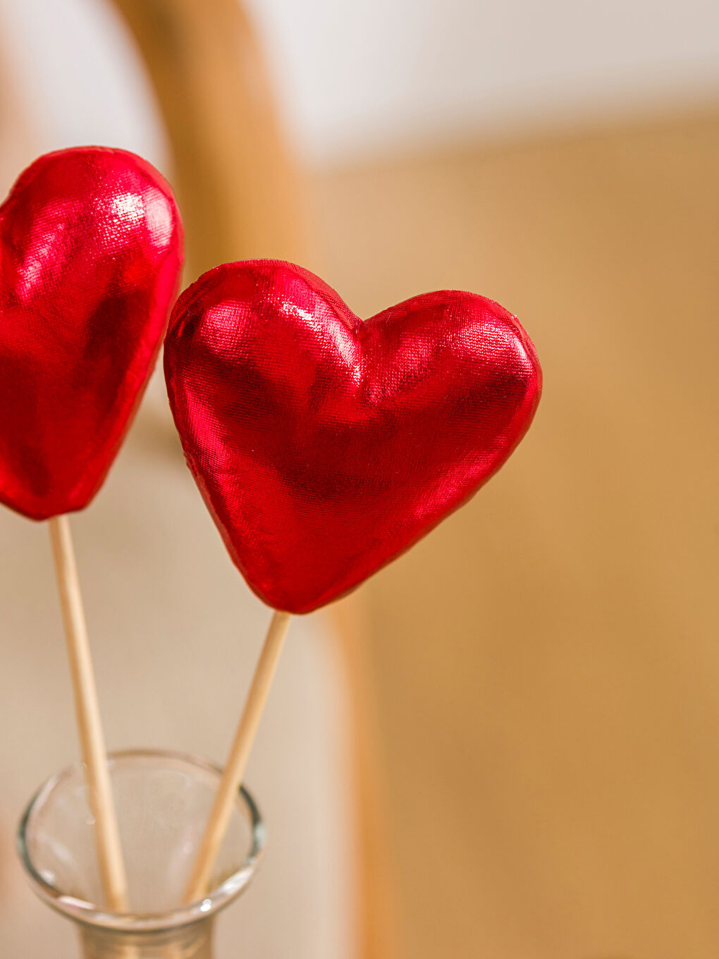 Karışık Kalp Figürlü Dekoratif Obje 2'li-1