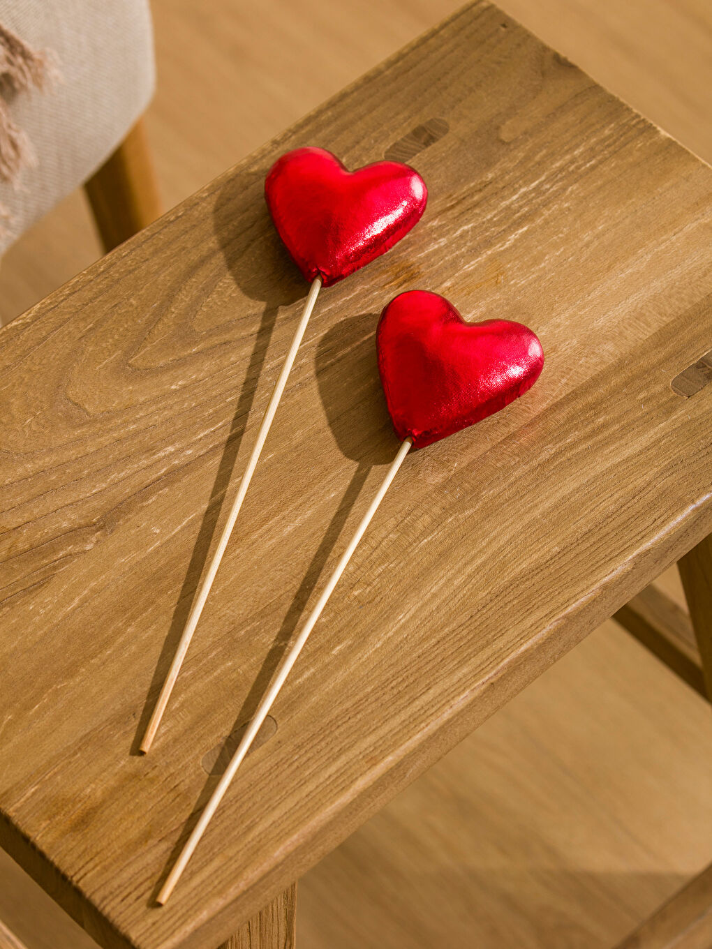 Karışık Kalp Figürlü Dekoratif Obje 2'li-2