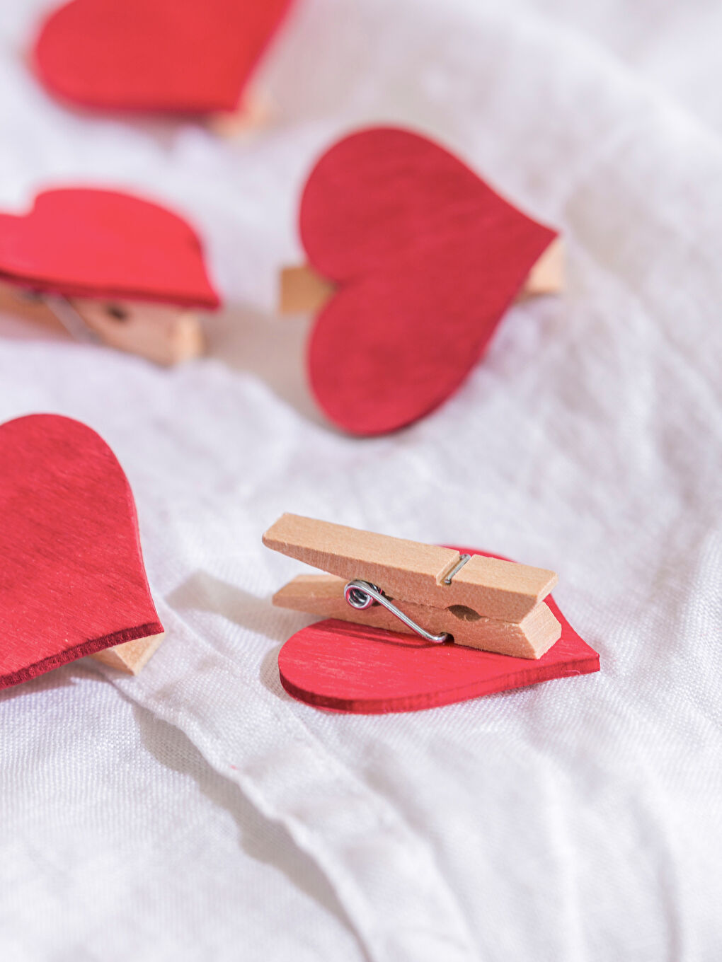 Karışık Kalp Figürlü Mandal 6'lı-2