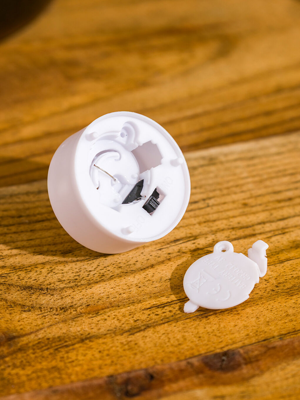 Beyaz Dekoratif Led Mum 4'lü-3