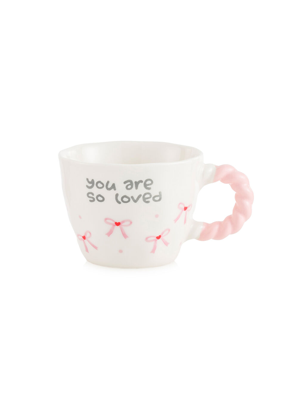 Karışık Fiyonk Baskılı Seramik Kupa 270 ml-4