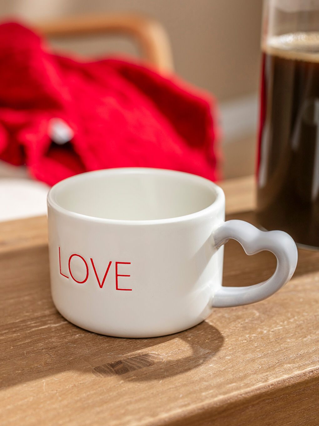 Karışık Love Yazı Baskılı Seramik Kupa 175 ml-2