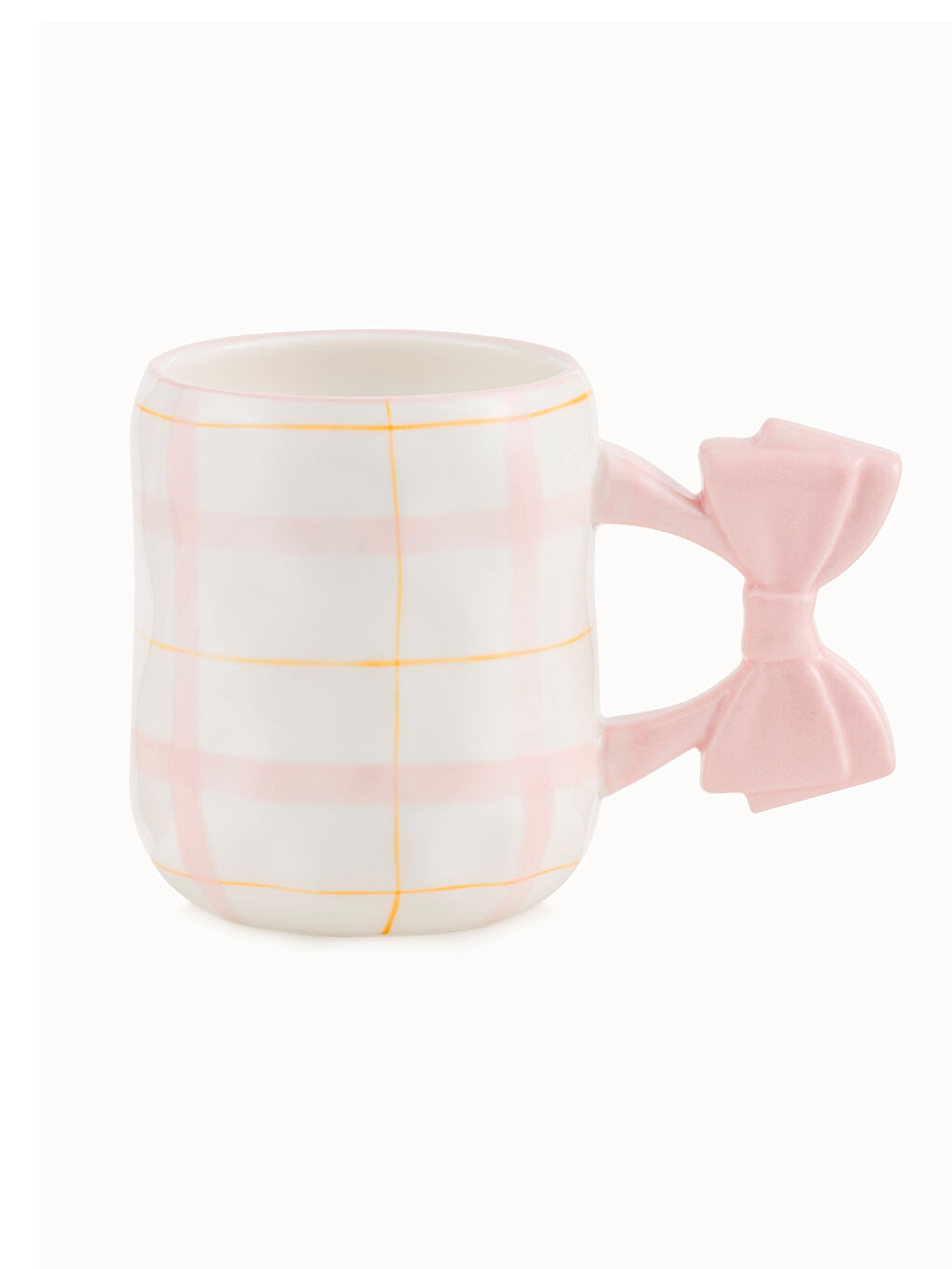 Pembe Fiyonk Baskılı Seramik Kupa 450 ml-4