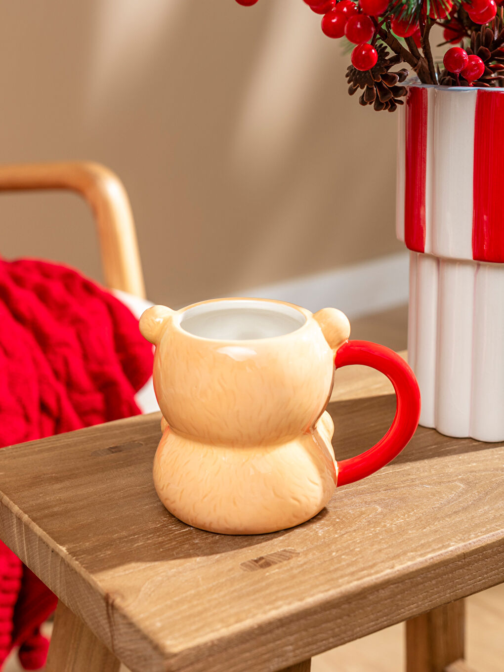 Karışık Ayı Figürlü Seramik Kupa 420 ml-1