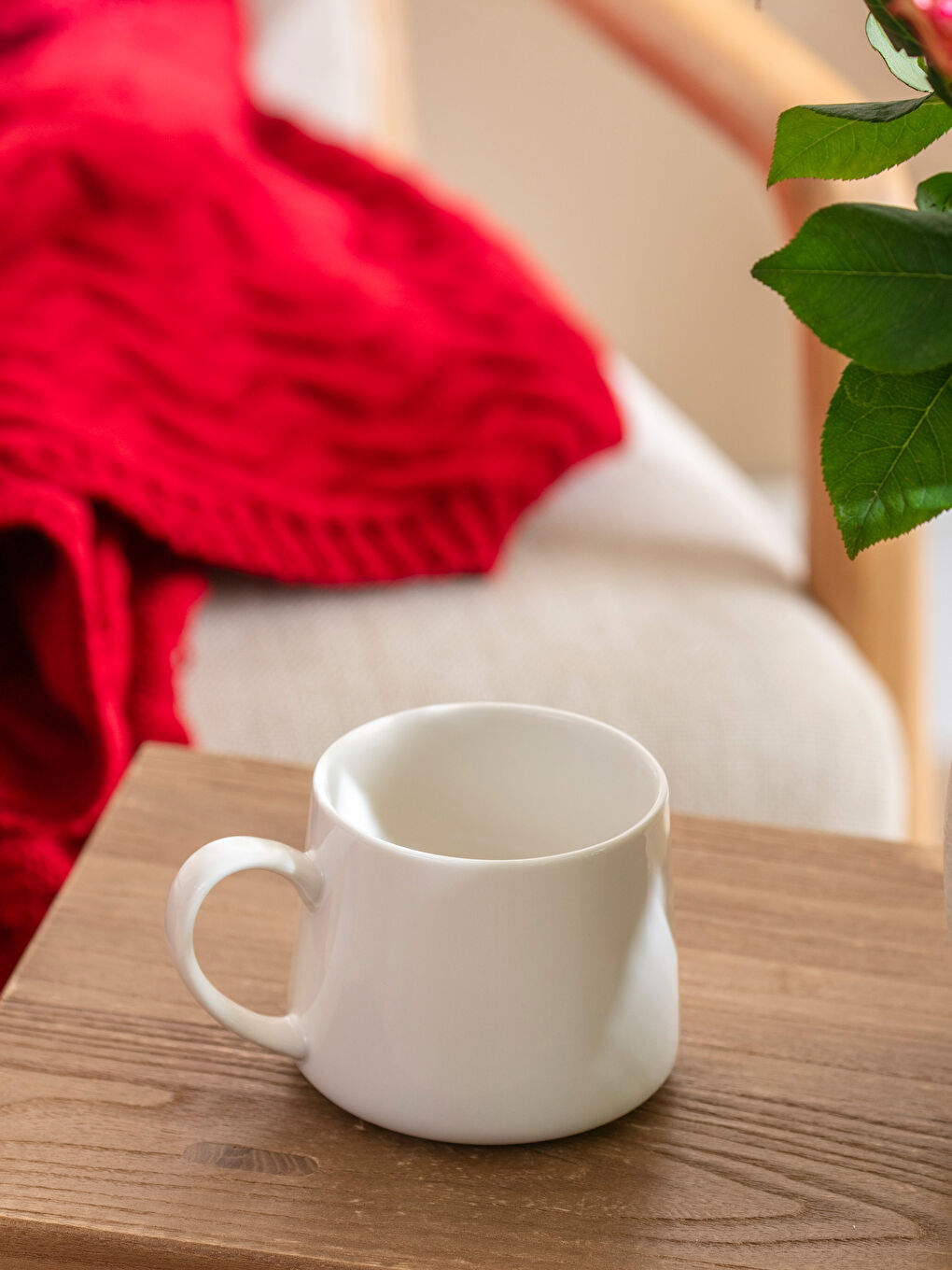 Karışık Yazı Baskılı Seramik Kupa 310 ml-1