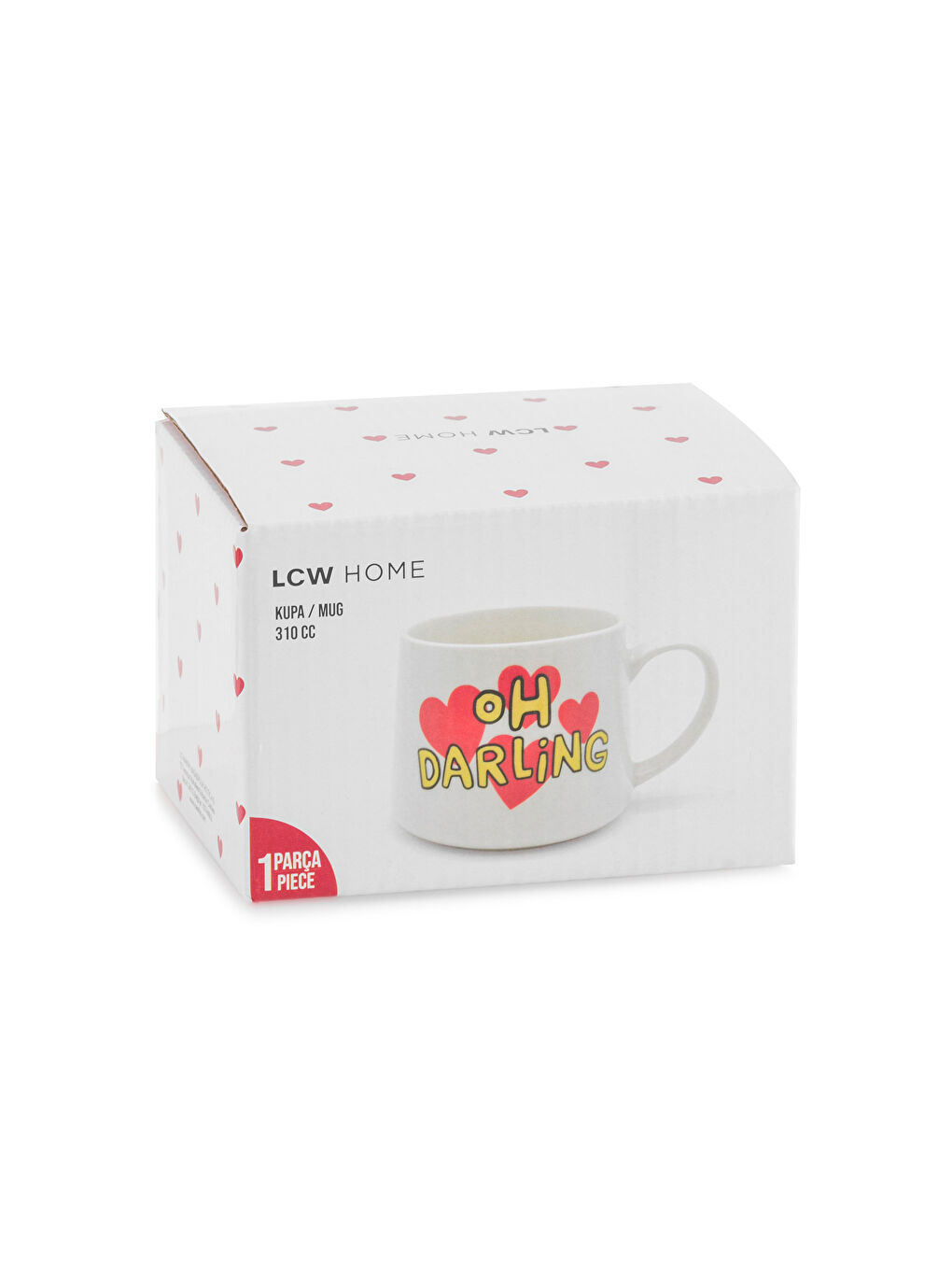 Karışık Yazı Baskılı Seramik Kupa 310 ml-3