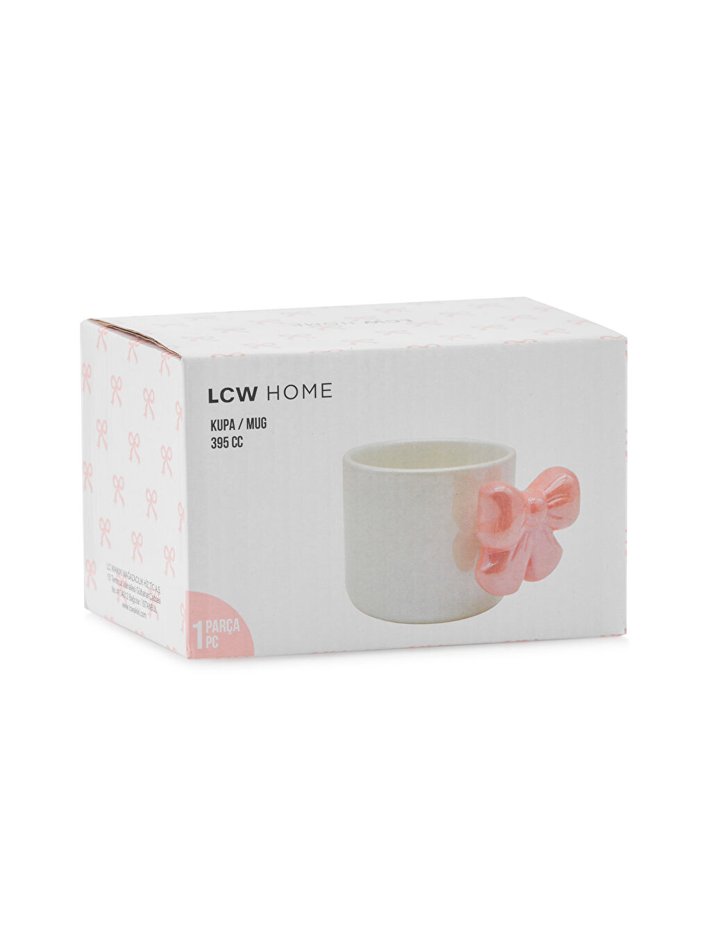 Karışık Fiyonk Baskılı Seramik Kupa 395 ml-3