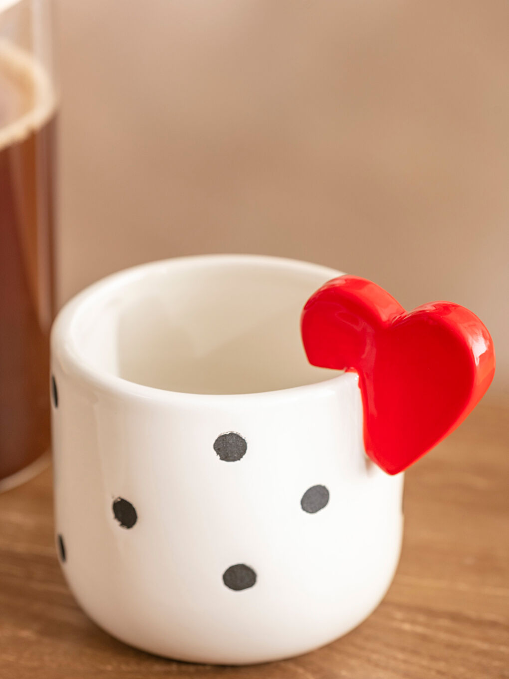 Karışık Kalp Baskılı Seramik Kupa 295 ml-2