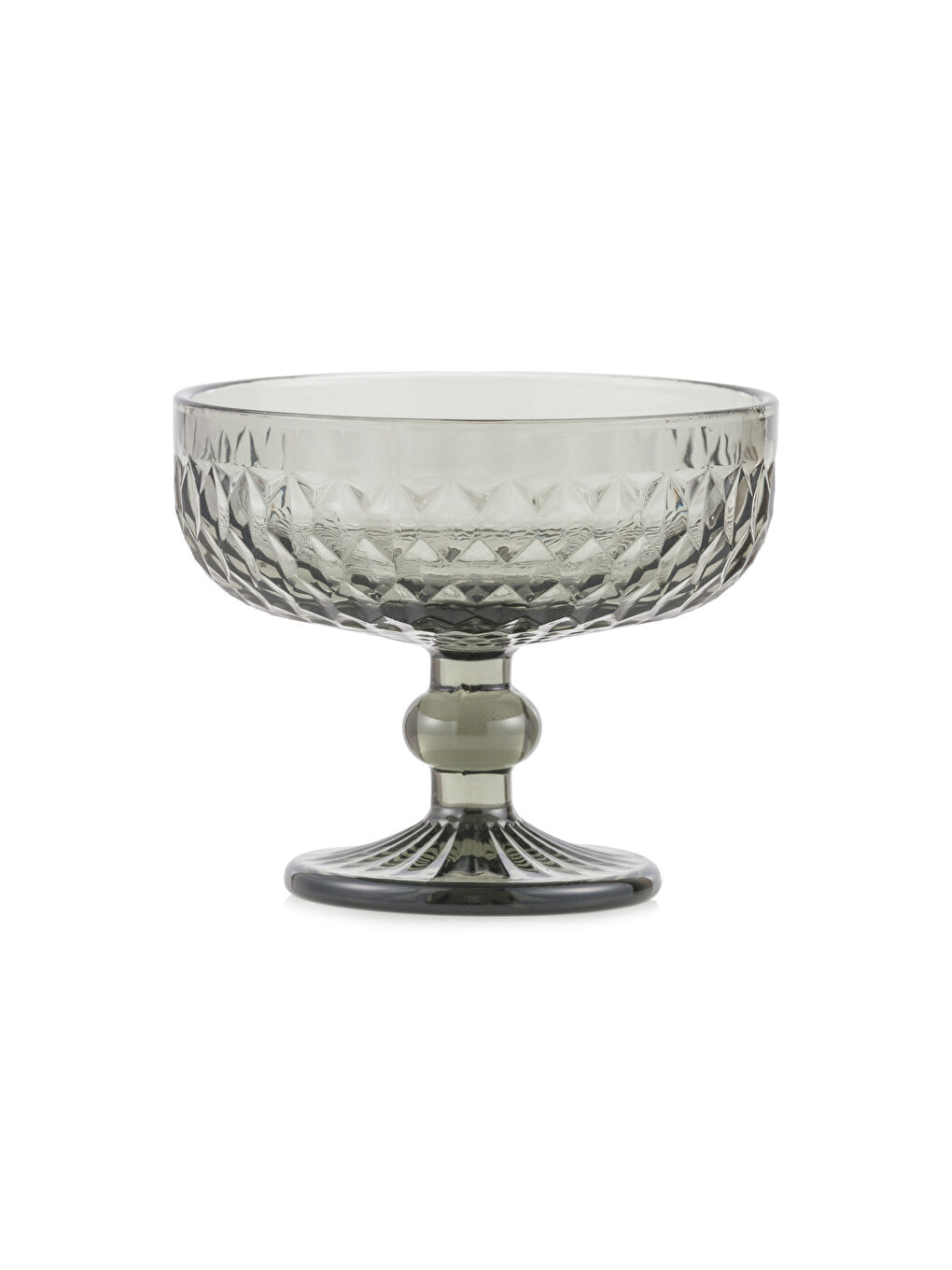 Siyah Ayaklı Cam Kase Seti 2'li 270 ml-4