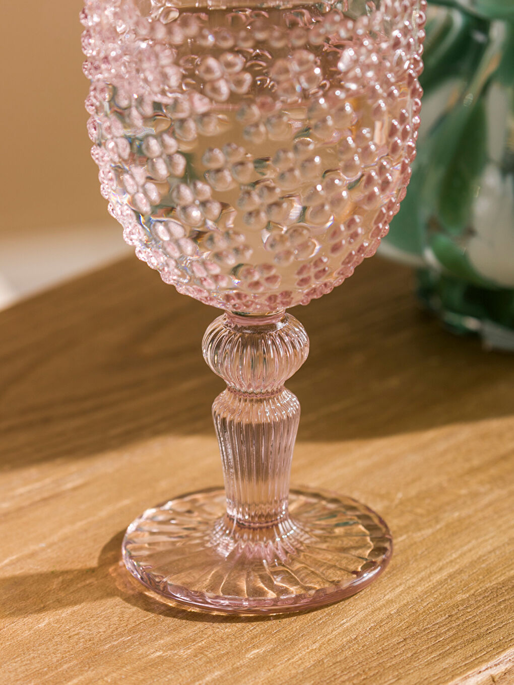 Pembe Cam Su Bardağı 2'li 220 ml-2