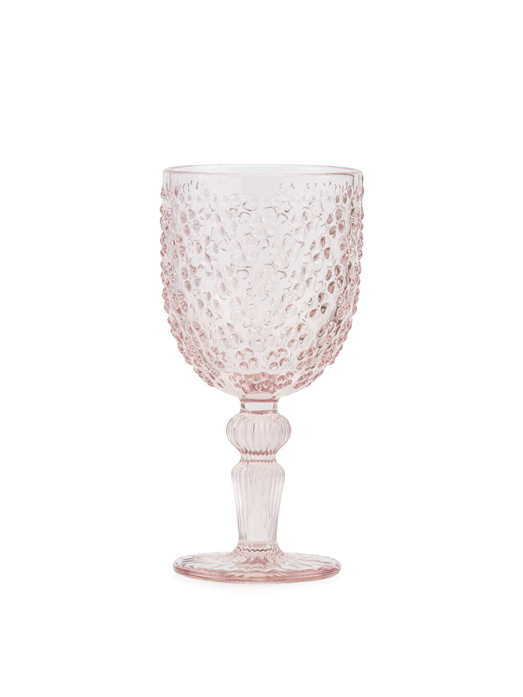 Pembe Cam Su Bardağı 2'li 220 ml-4