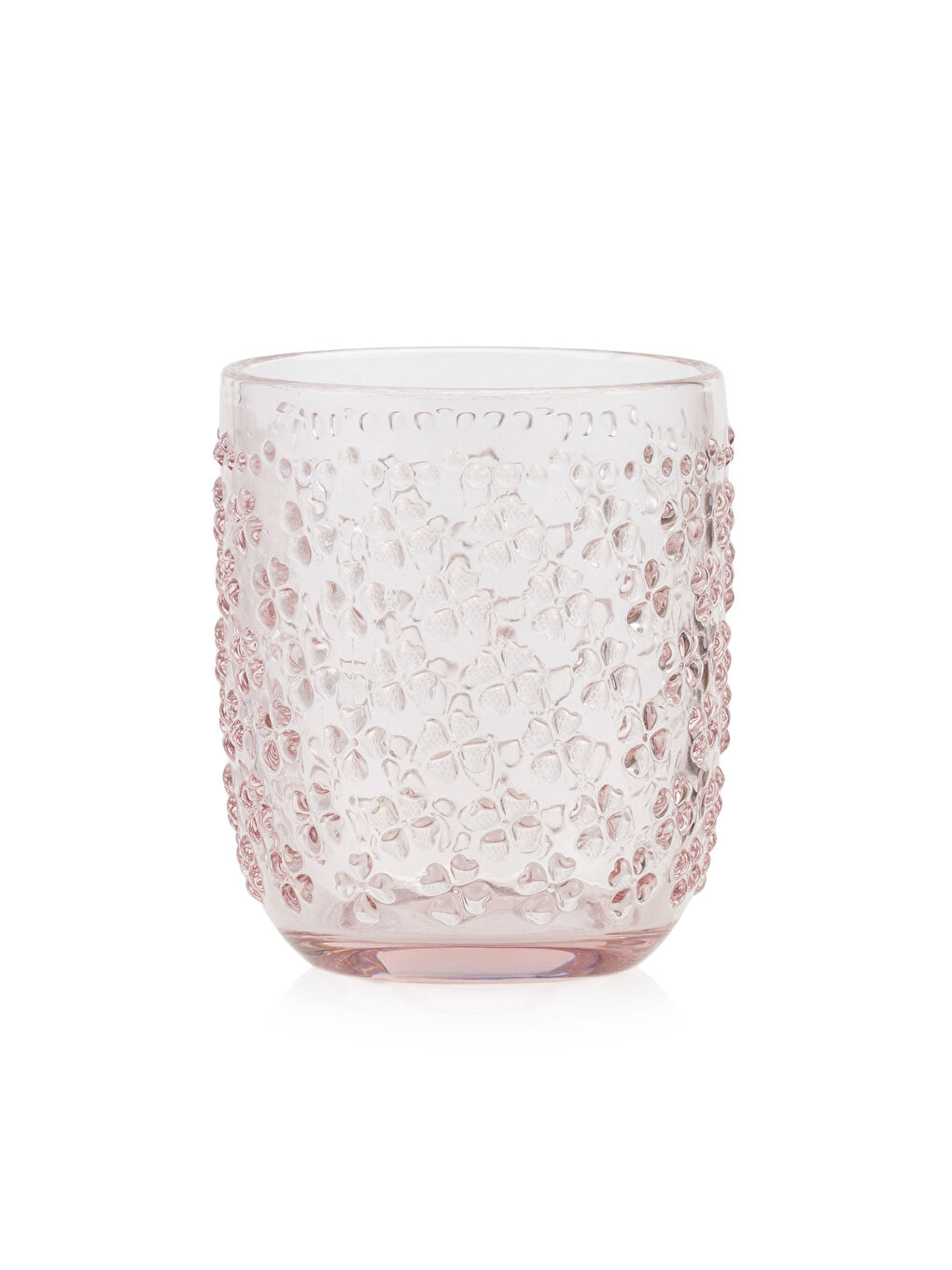 Pembe Desenli Cam Su Bardağı 2'li 290 ml-4
