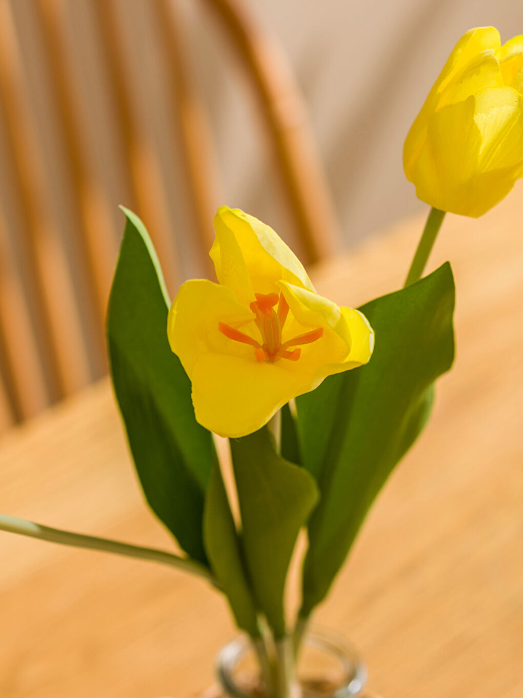 Sarı Dekoratif Yapay Çiçek 43 cm-1