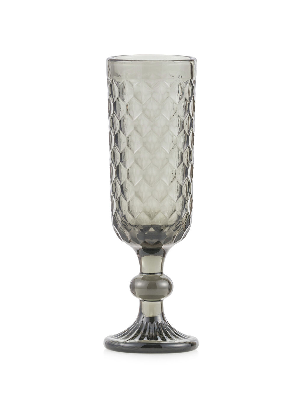 Siyah Desenli Ayaklı Cam Bardak Seti 2'li 150 ml-4