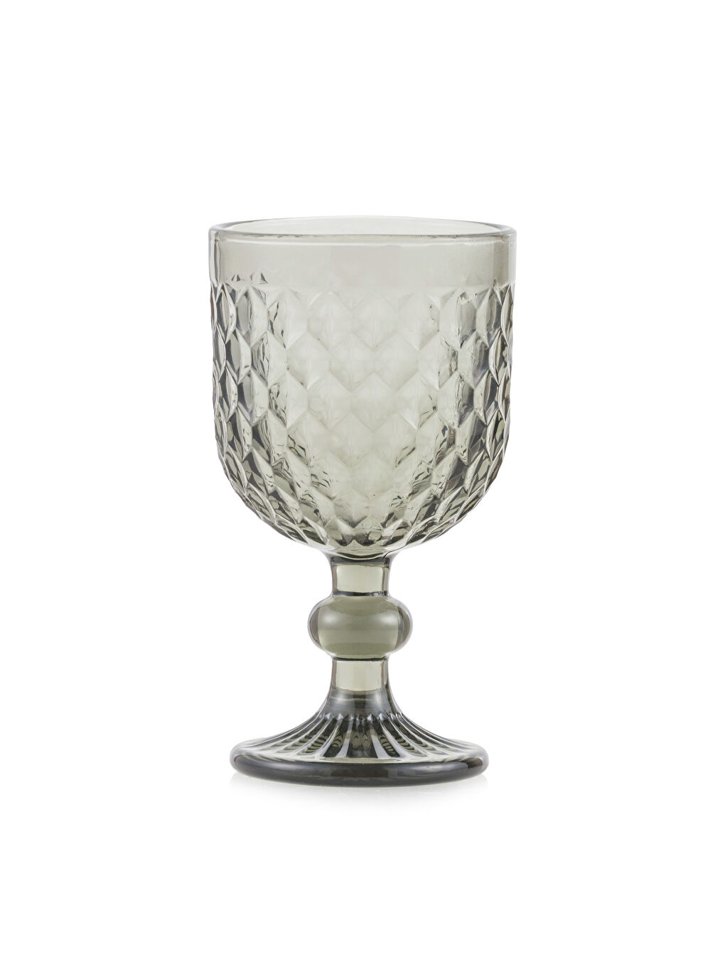 Siyah Desenli Ayaklı Cam Bardak Seti 2'li-4