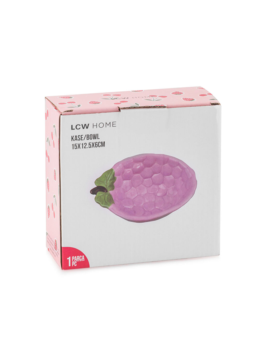 Karışık Çilek Figürlü Seramik Kase-3