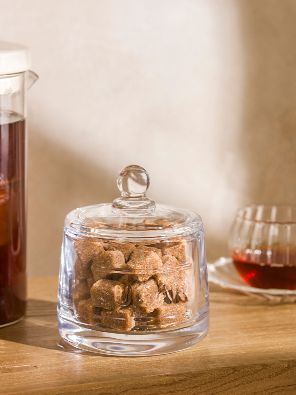 Renksiz Cam Şekerlik 4 cm