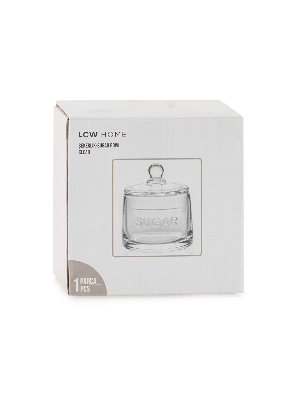 Renksiz Cam Şekerlik 4 cm-3
