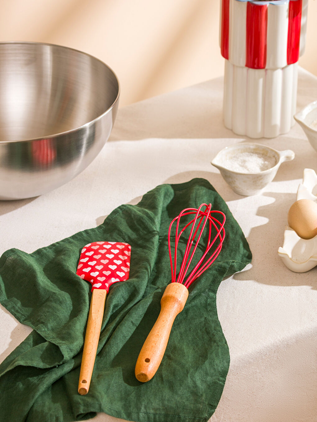 Karışık Ahşap Saplı Servis Gereci 2'li-1