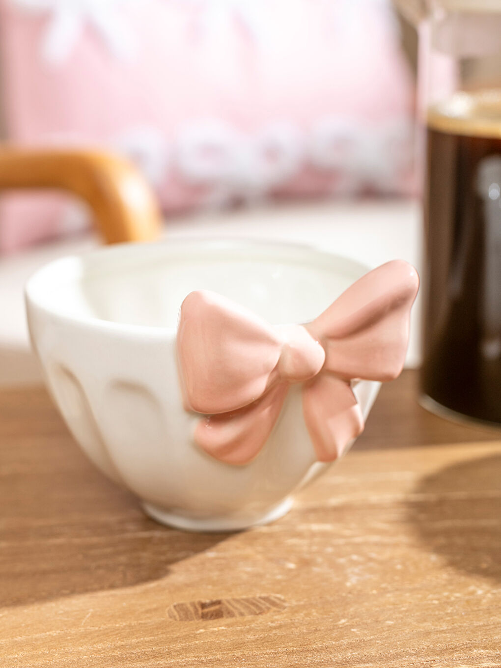 Karışık Fiyonk Baskılı Seramik Kase 11 cm-2