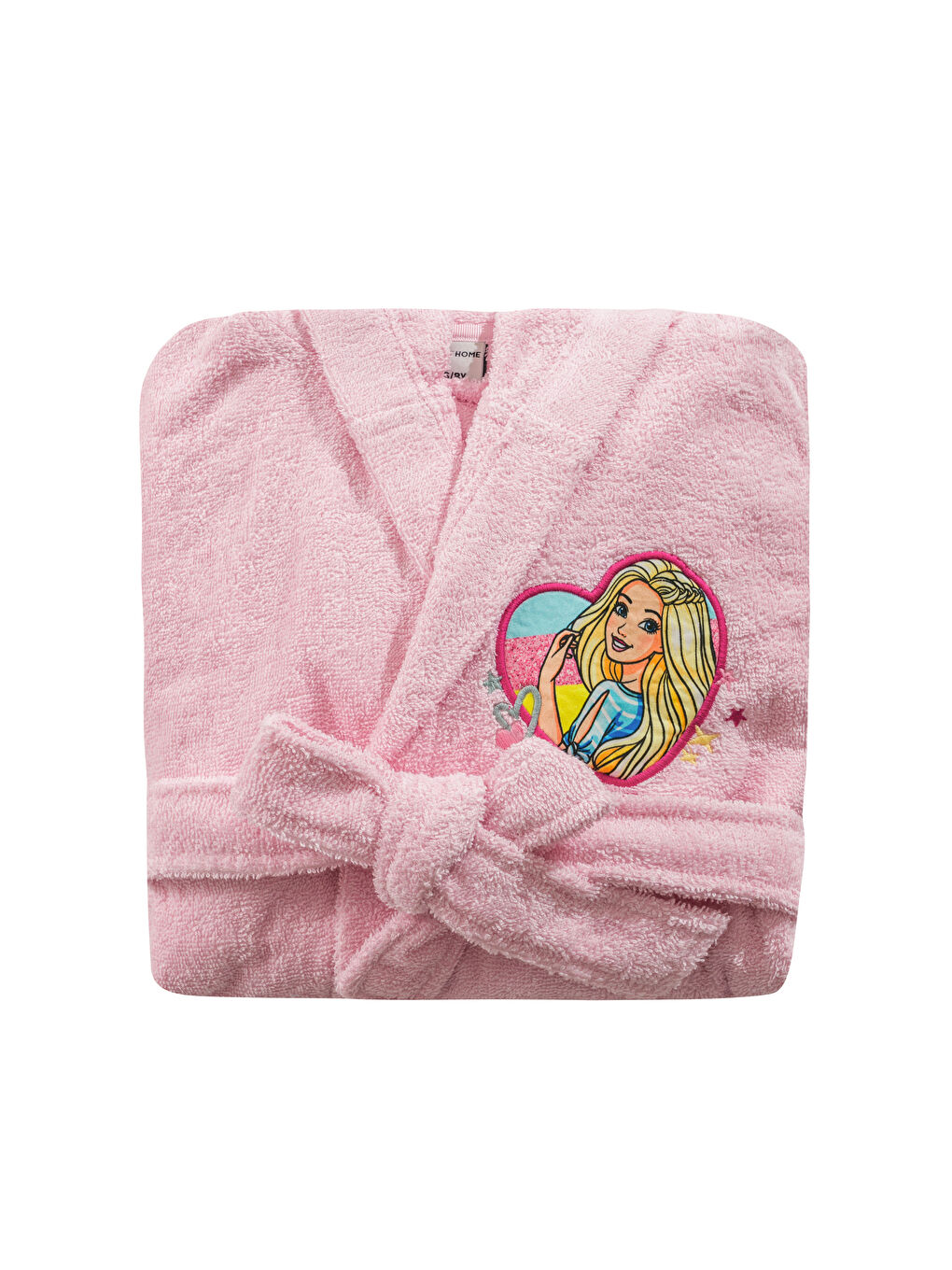 Barbie Embroidered Girls' Bathrobe-10