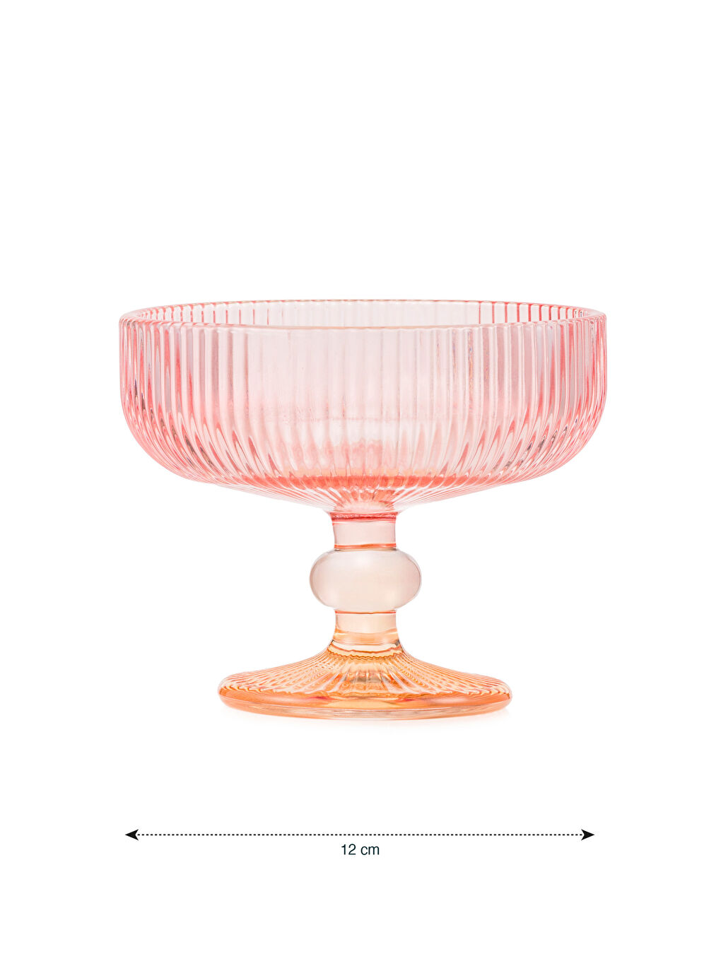 Ayaklı Cam Kase Seti 2'li-4